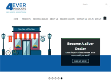 Tablet Screenshot of 4everproducts.com